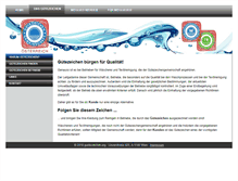 Tablet Screenshot of guetezeichen.org